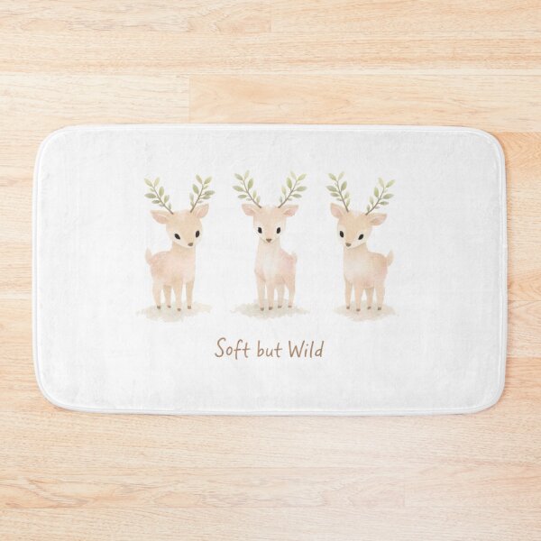 Item preview, Soft but Wild Deer T-Shirt – Cute Minimal Nature Aesthetic Tee designed and sold by KDesignCrafts.