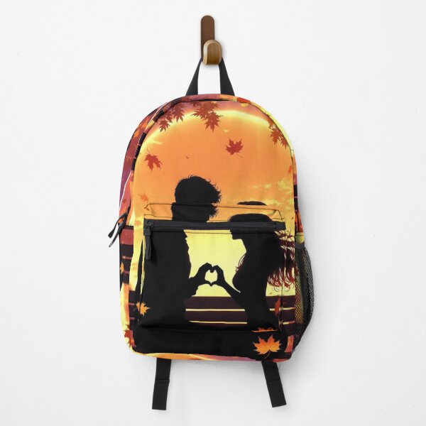 Item preview, Romantic Sunset Couple Silhouette Love Art designed and sold by PixelVibe782.