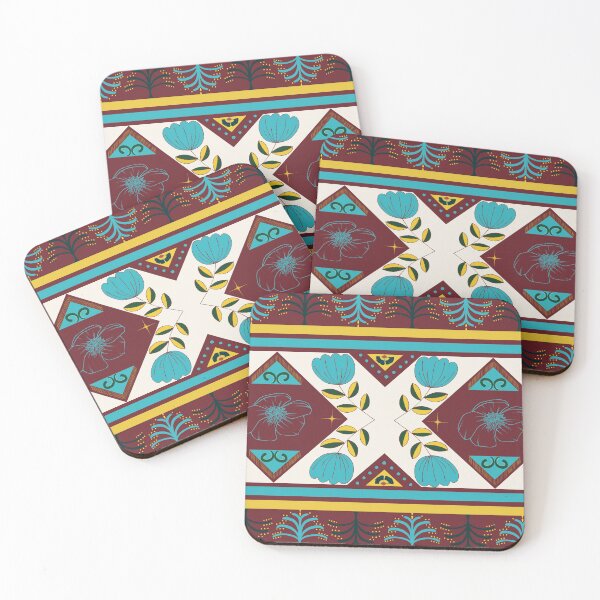 Item preview, beautiful flower fabric pattern designed and sold by KCtarn14.