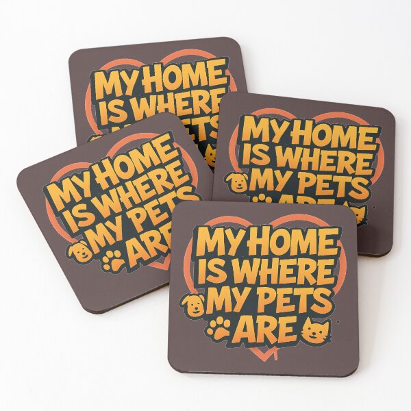 Item preview, My Home Is Where My Pets Are designed and sold by OwnYourMood.