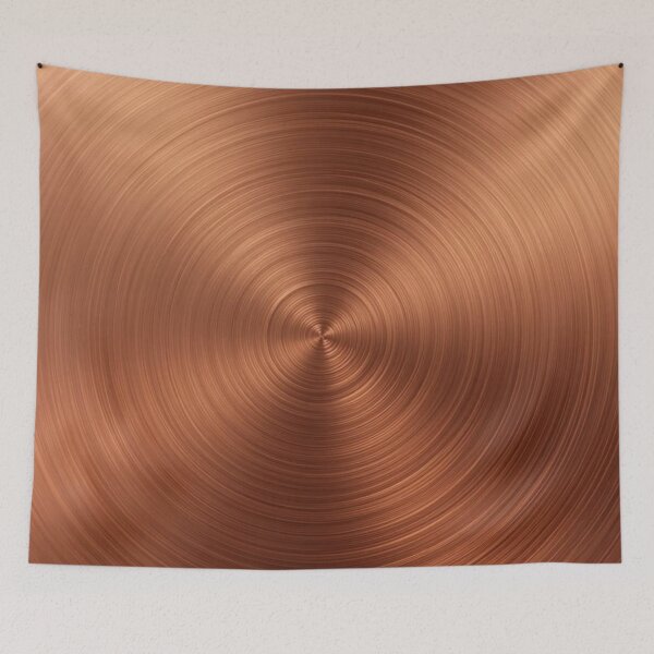 Item preview, extreme close-up copper macro circle designed and sold by tipitoes.