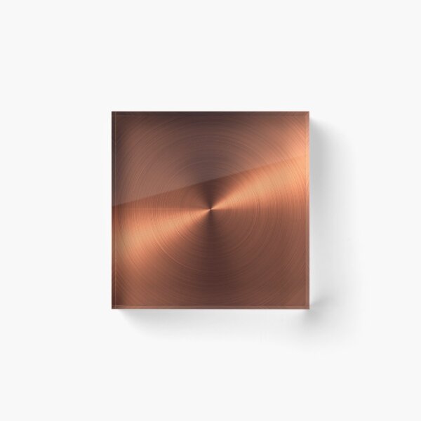Item preview, extreme close-up copper macro circle designed and sold by tipitoes.