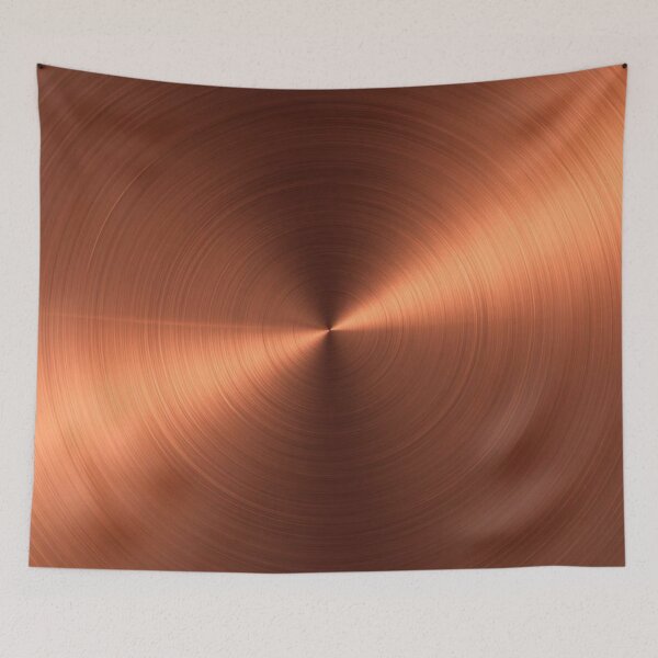 Item preview, extreme close-up copper macro circle designed and sold by tipitoes.