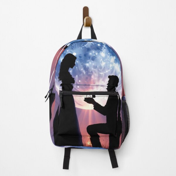 Item preview, Romantic Moonlight Proposal Silhouette designed and sold by PixelVibe782.