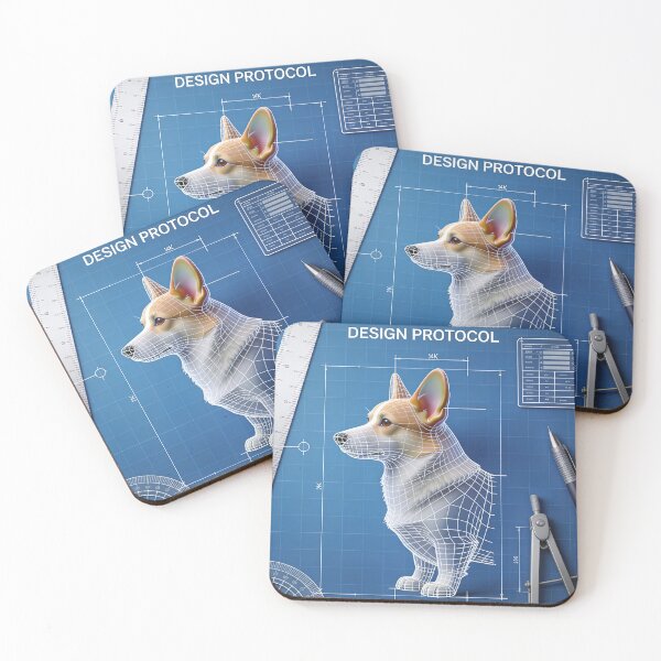 Item preview, CORGI PROTOCOL // CRANIAL HALF-SECTION designed and sold by Ink & Iron Studio.
