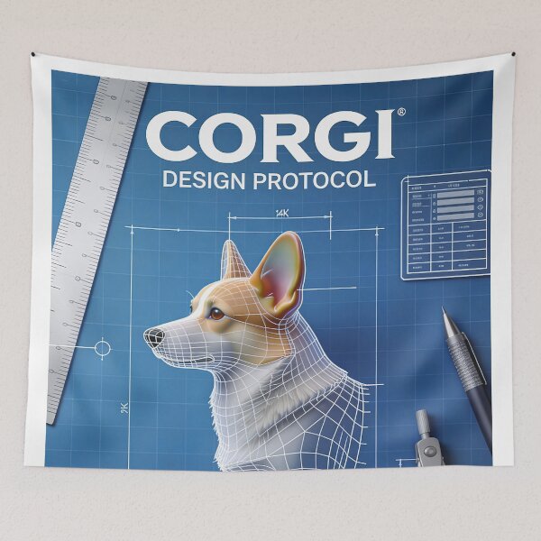 Item preview, CORGI PROTOCOL // CRANIAL HALF-SECTION designed and sold by Ink & Iron Studio.