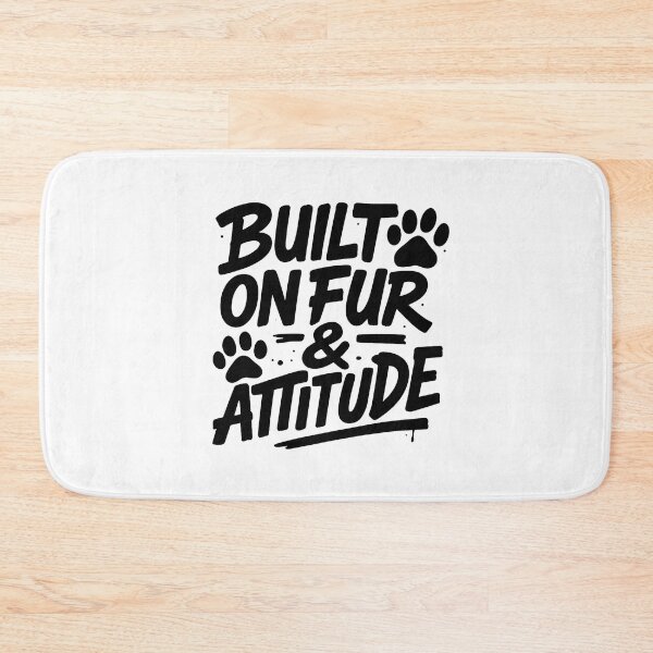 Item preview, Built on Fur & Attitude – Bold Pet Logo designed and sold by OwnYourMood.