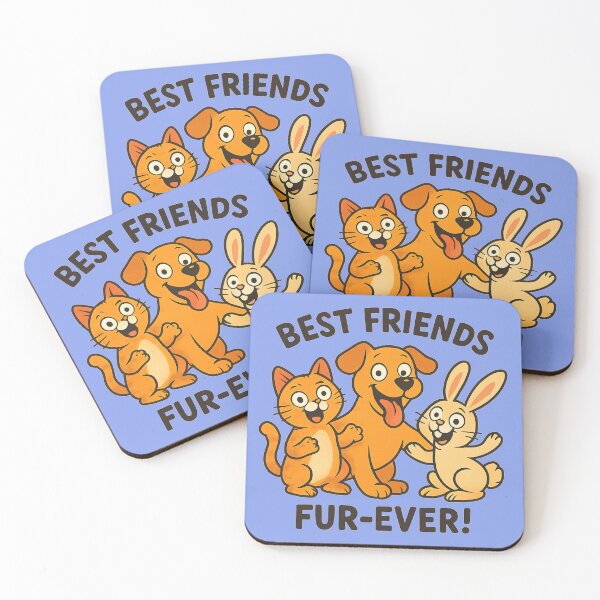 Item preview, Furry Friends Logo – Dog, Cat & Rabbit Together designed and sold by OwnYourMood.