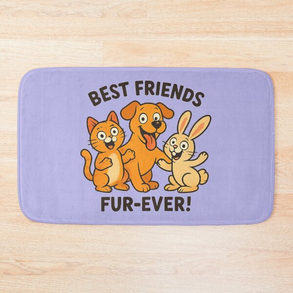 Item preview, Furry Friends Logo – Dog, Cat & Rabbit Together designed and sold by OwnYourMood.