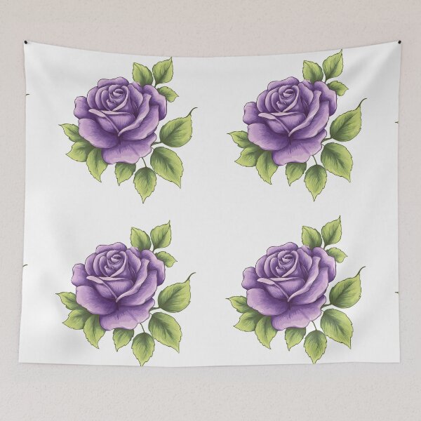Item preview, Lavender Purple Rose Saint Valentine's Day - Elegant Romantic Flower Art Print designed and sold by DesignArtist.ia.