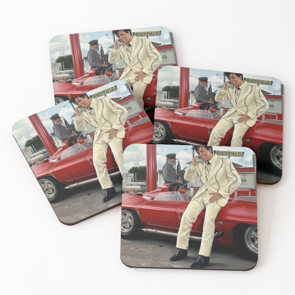 Item preview, Gas Station Glamour: The King’s Red Speedster Art designed and sold by Art's Diner.