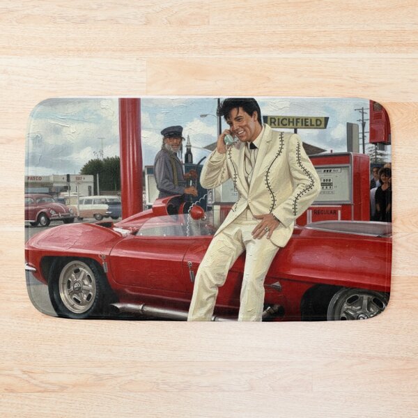 Item preview, Gas Station Glamour: The King’s Red Speedster Art designed and sold by Art's Diner.