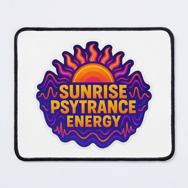 Item preview, Sunrise Psytrance Energy – Psychedelic Festival Mandala Art designed and sold by |TRSSHOP|.