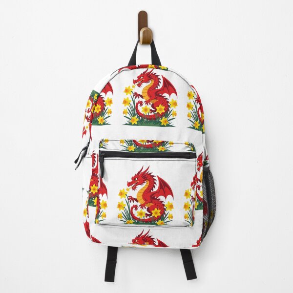 Item preview, Cute Red Dragon And Daffodils designed and sold by taiche.