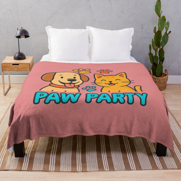 Item preview, Minimal Paw Party Logo – Cute Paw Print Design designed and sold by OwnYourMood.