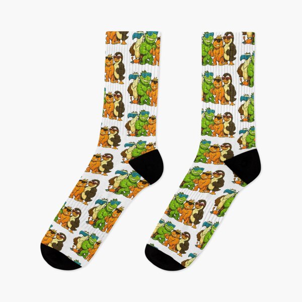 Item preview, Galapagos Squad – Buff Iguanas, Blue-Footed Booby, and Penguin in Sunglasses designed and sold by Tw1nsAIArt.