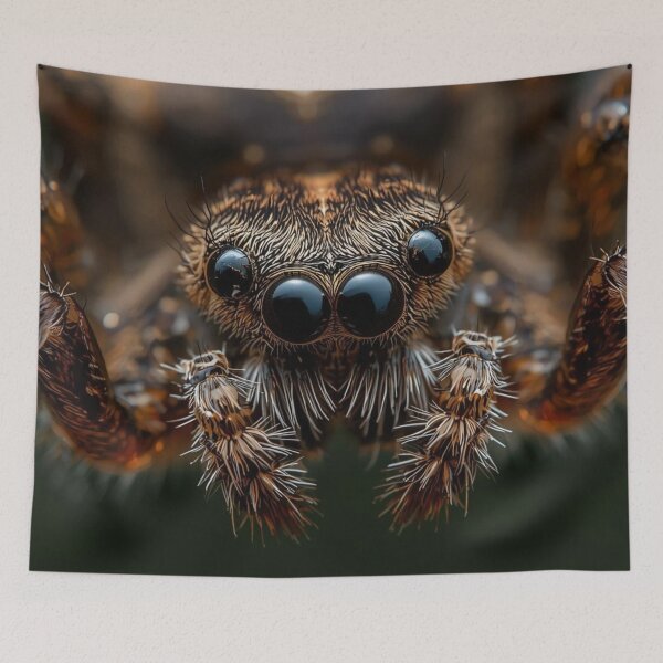 Item preview, wolf spider close up designed and sold by tipitoes.