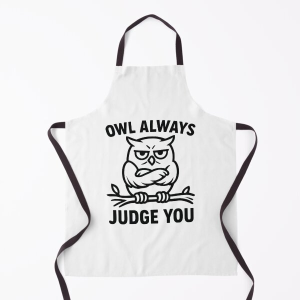 Item preview, Owl Always Judge You Funny Owl Logo designed and sold by OwnYourMood.