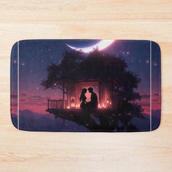 Item preview, Treehouse Moonlight Romance Silhouette designed and sold by PixelVibe782.