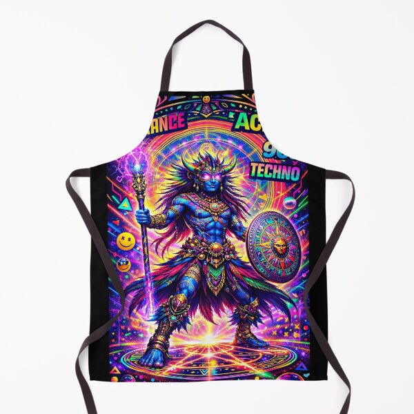 Item preview, Neon Rave Shaman – Psytrance Acid 90s Techno designed and sold by Dominik1994.