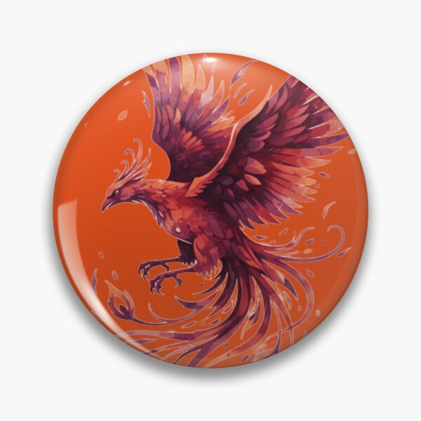 Item preview, Vibrant Phoenix Rising Watercolor Art Design designed and sold by omerckaca.