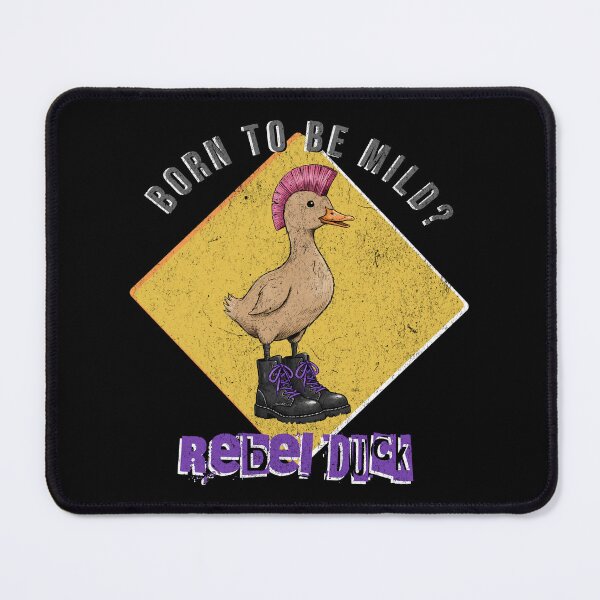 Item preview, Rebel Duck - Born to be Mild - Punk Duck designed and sold by DigitalPartisan.