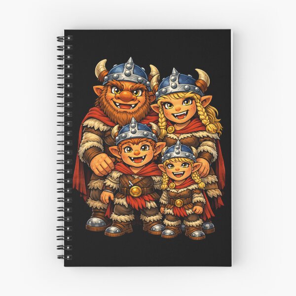 Item preview, Viking family with daughter and son designed and sold by Auralda-T-Shirt.
