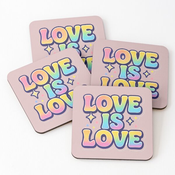 Item preview, Love is Love Positive Design designed and sold by OwnYourMood.