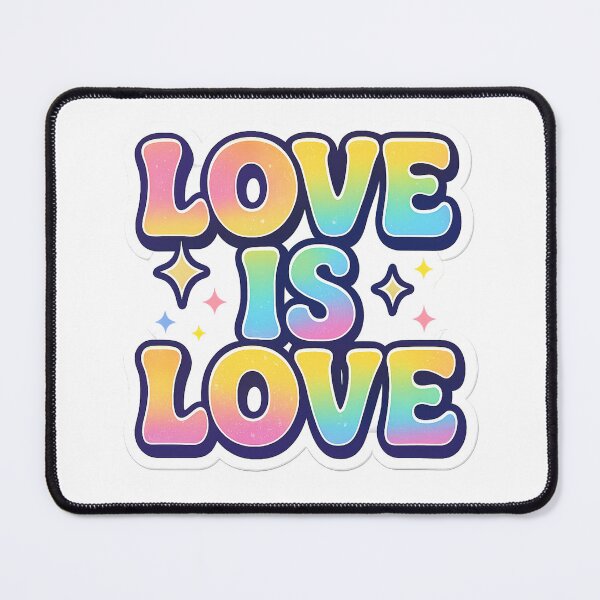 Item preview, Love is Love Positive Design designed and sold by OwnYourMood.