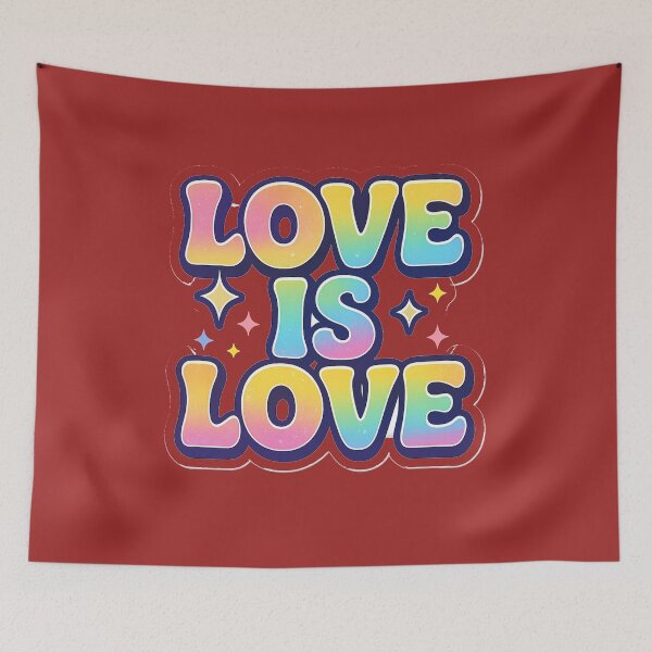 Item preview, Love is Love Positive Design designed and sold by OwnYourMood.