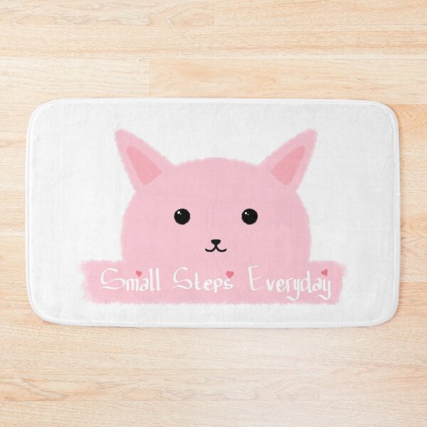 Item preview, Small Steps Everyday Cute Cat Sticker - Soft Study Aesthetic  designed and sold by TavaCreart.