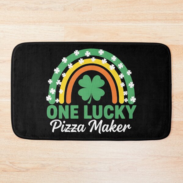Item preview, One Lucky Pizza Maker St. Patrick's Day Funny Rainbow designed and sold by OlakunleOloroz.