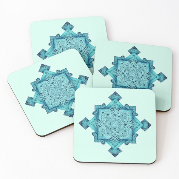 Artikelvorschau, Turquoise Mandala – Harmony & Balance entworfen und verkauft von mARTi.