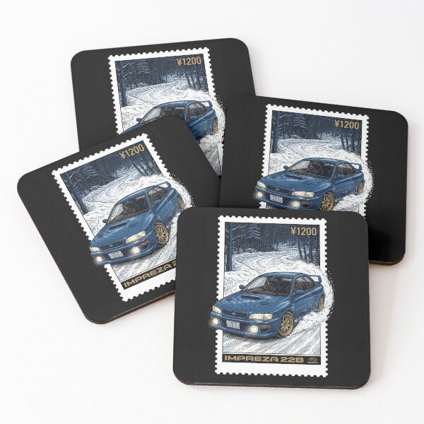 Item preview, Winter Rally Blue Coupe | JDM Stamp designed and sold by G350.