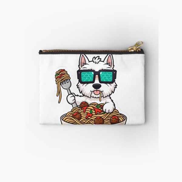 Artikelvorschau, Westie-Spaghetti-Shirt, Mehr Spaghetti, weniger Ärger, lustiges T-Shirt für Hundeliebhaber mit italienischem Essen, Pasta im Retro-Stil entworfen und verkauft von OscarArtistry.