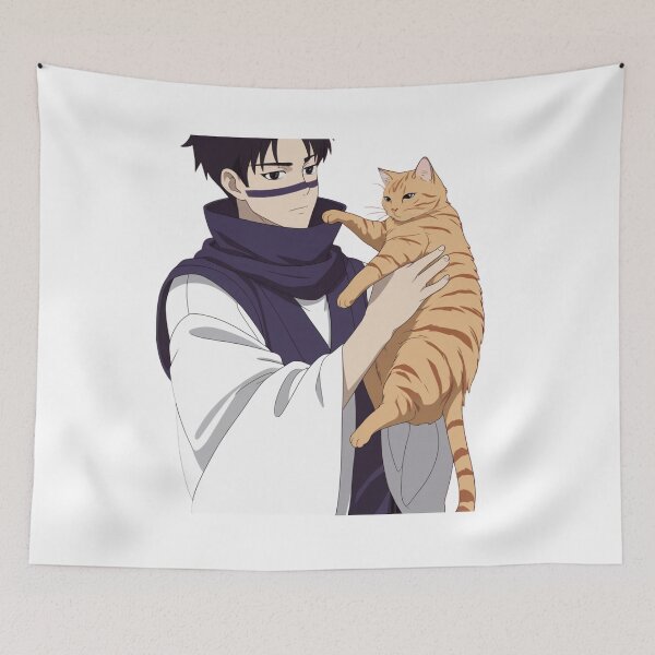 Item preview, Big Brother and His Cursed Ginger Cat - Aesthetic Vector Art designed and sold by ahabboud.