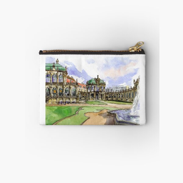 Item preview, Zwinger Palace. Dresden view in spring. Watercolor painting. Germany designed and sold by Colibri77.