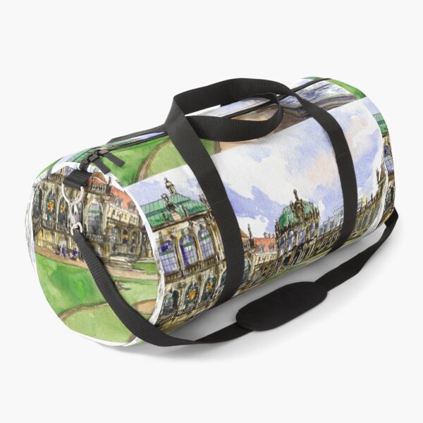 Item preview, Zwinger Palace. Dresden view in spring. Watercolor painting. Germany designed and sold by Colibri77.
