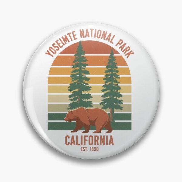 Item preview, Yosemite National Park California Vintage Bear Retro Design designed and sold by BelimekDesign.