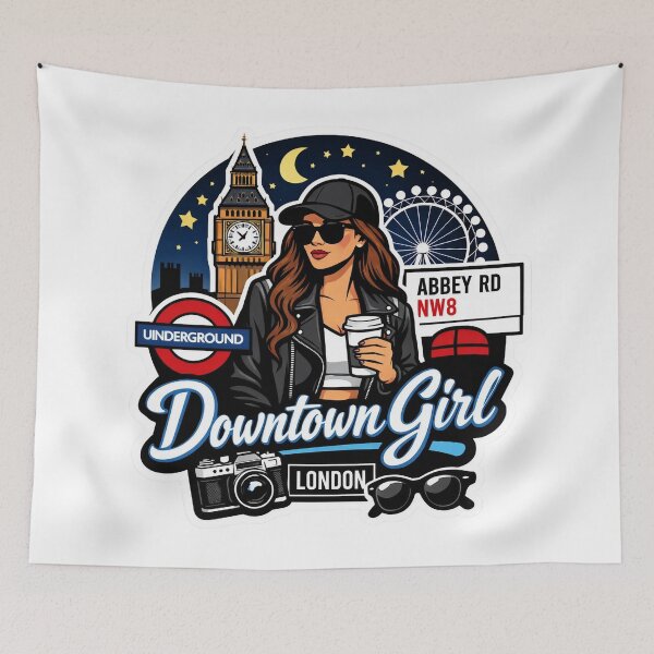 Item preview, Downtown Girl London Urban Vibe designed and sold by lorand-designs.
