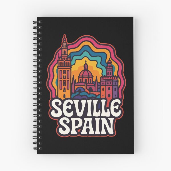 Item preview, Seville Spain Travel Retro Trippy designed and sold by TomFrontierArt.
