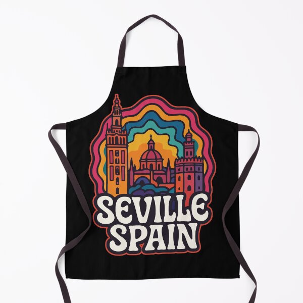 Item preview, Seville Spain Travel Retro Trippy designed and sold by TomFrontierArt.