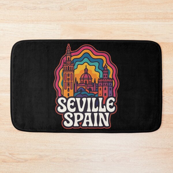 Item preview, Seville Spain Travel Retro Trippy designed and sold by TomFrontierArt.