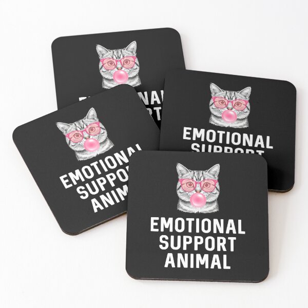 Item preview, Emotional Support Animal Funny Cat Sassy Feline Pet Humor Kitty Cats Lover Gift Kitten Birthday designed and sold by DogLover332.