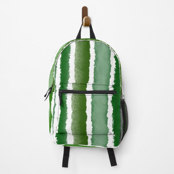 Item preview, Wide Watercolour Stripes - Green designed and sold by QuestingPixel.