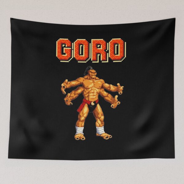 Item preview, GORO – Retro Pixel Art Style Fighter designed and sold by Wawan35200.