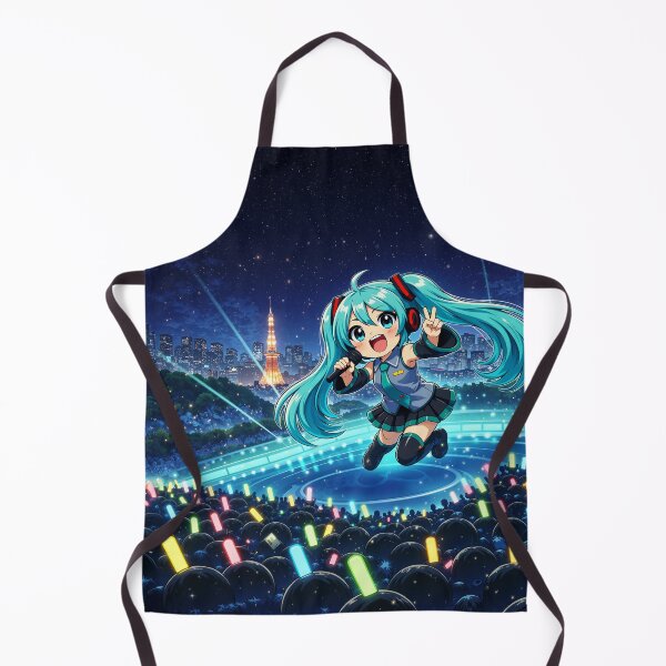 Item preview, Chibi Miku Anime Girl Cute Kawaii Sticker Pack Hatsune Deskmat Deskpad designed and sold by lewd-weeb-shop.