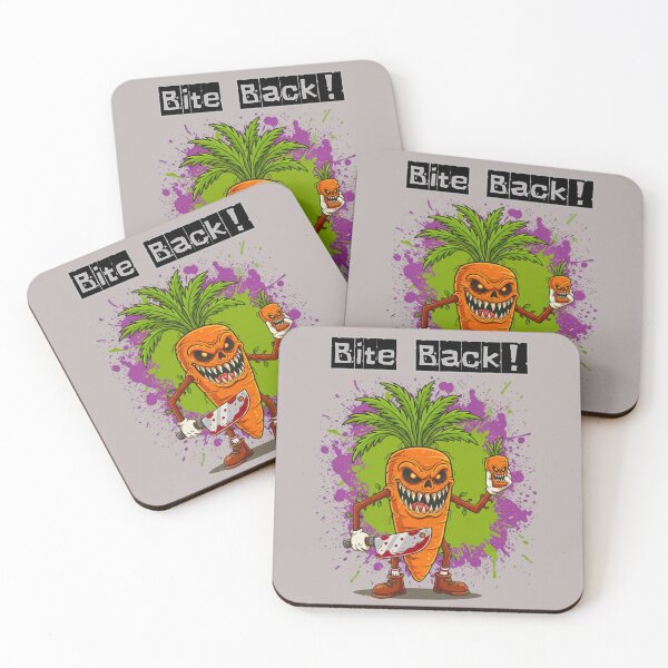 Item preview, Evil Carrot - Vintage Monster Cartoon Style designed and sold by MBBialyPiksel.