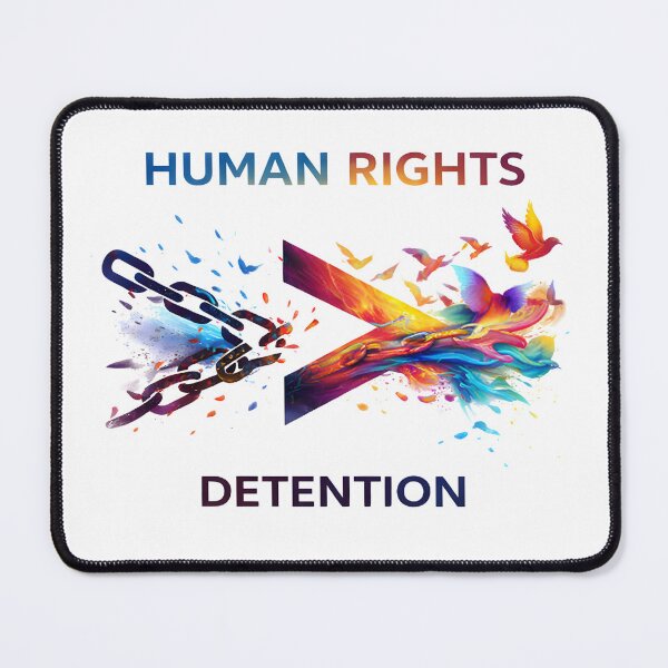 Item preview, Human Rights Detention designed and sold by Waseemkhan86.