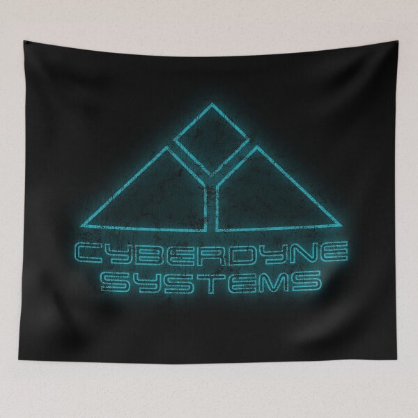 Item preview, Terminator Cyberdyne Systems 80s Neon Logo Distressed designed and sold by Power Up Prints.